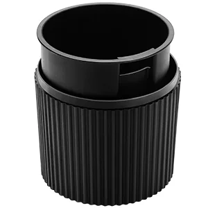 Denture Bath, Invisible Denture Case Designed As Artificial Eucalyptus Potted Plants, Denture Cup With Strainer For Retainer, Mouth Guard & Dentures, Perfect For Home Decoration BLACK - denture case