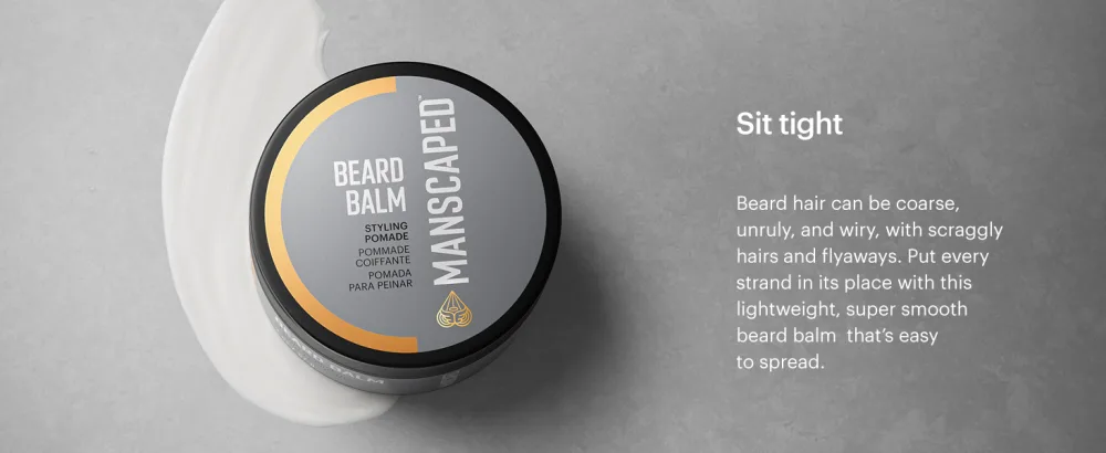 MANSCAPED Beard Care Kit Includes UltraPremium Moisturizing Beard Shampoo & Balm, Soft Brush, Comb & Precision Scissors for Grooming & Trimming Facial Hair - manscaped beard balm