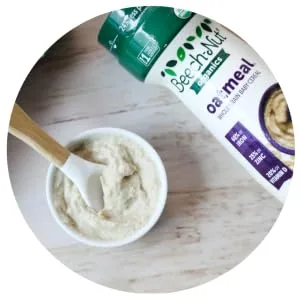 Beech-Nut Organic Baby Cereal, Oatmeal Cereal Stage 1 for Infants, 8 oz Canister (6 Pack) Organic Oatmeal Cereal - beech-nut oatmeal baby cereal