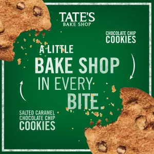 Tate's Bake Shop Cookies Variety Pack, Salted Caramel Chocolate Chip & Chocolate Chip Cookies, 4 - 7 oz Bags - image