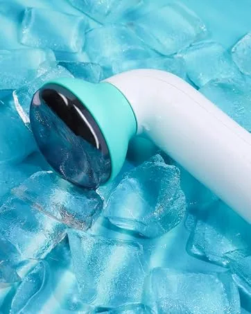 GUGUG Ice Roller, 2 Heads Facial Ice Roller, Ice Roller for Face & Eye Puffiness Relief, Ice Face Roller Massage, Skin Care Tools-Blue - ice roller for face
