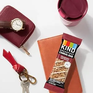 KIND Cereal Breakfast Bars, Variety Pack, Chocolate with Almonds, Peanut Butter, Cinnamon with Almonds, Healthy Snacks, Gluten Free, 18 Count (Pack of 1) - lifestyle 3