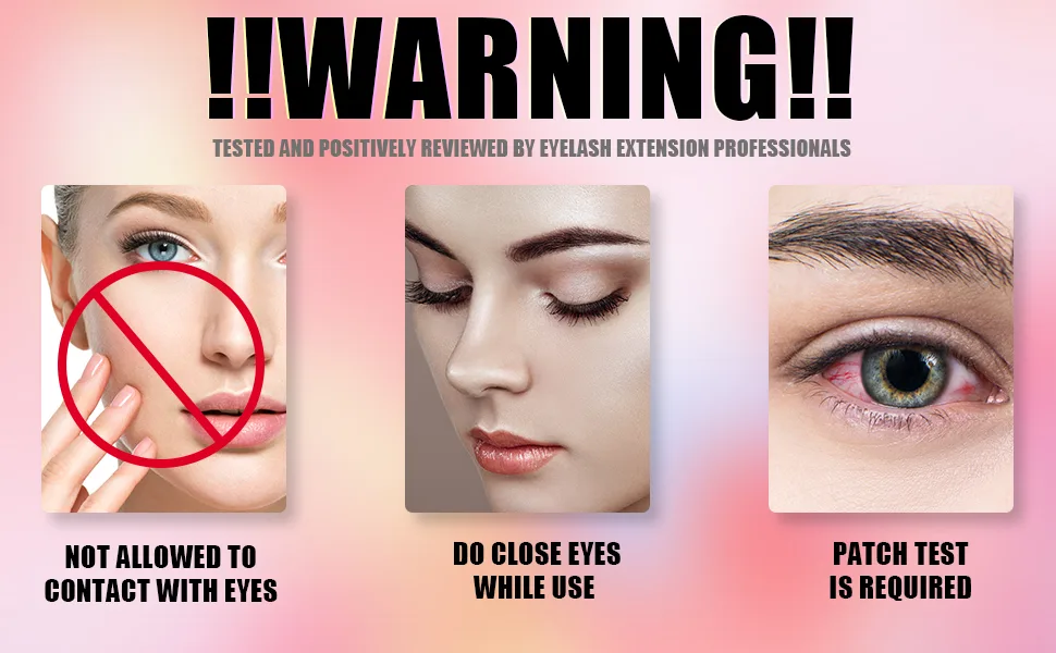 PINKZIO Eyelash Extension Gel Remover - Lash Extension Remover 15ml / Free Acetone/Quickly and Easily Removes Eyelash Extension Adhesive/Fast Dissolution Time Rose/15ml - lash adhesive remover