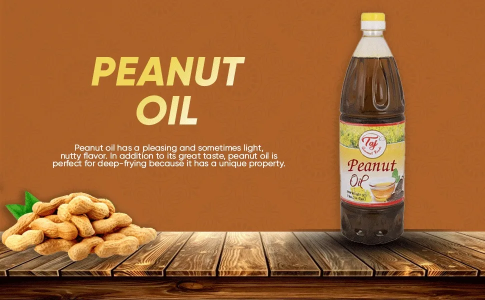 TAJ Refined Peanut Oil, 1L - product information 2
