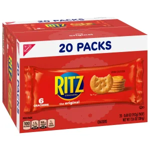 RITZ Original Crackers, 20 Snack Packs - image