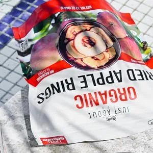 Organic Dehydrated Sliced Apple 340g (12oz) - ORGANIC APPLE RINGS