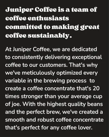 Juniper Ultra Coffee (Decaf): Zero-Caffeine Organic Coffee Concentrate - 0 mg of Caffeine per serving - Create Delicious Iced or Hot Coffee in an Instant with 20 Servings Per Bottle - bfs5rt