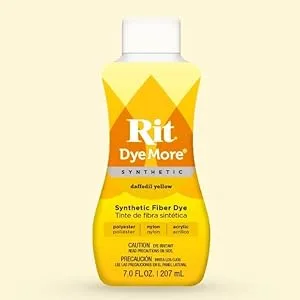 Rit DyeMore Liquid Dye, Daffodil Yellow 7 Fl Oz (Pack of 1) - product information 1