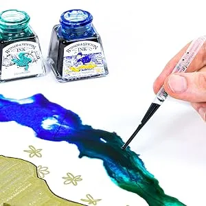 Winsor & Newton Drawing Ink, 14ml Bottle, Black Indian 14ml Bottle Black Indian - product information 2