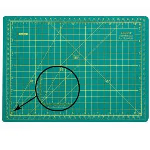 ZERRO Cutting Mat,Self Healing Rotary Mat Professional Double-Sided Thick Non-Slip Mat 12" x 9" for Quilting Sewing Crafts Projects (A4) A4:12x9 inches - product information 3