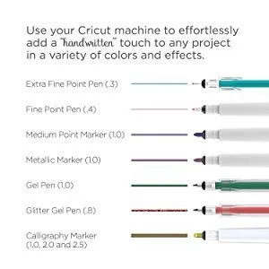 Cricut Black Pen Set, Multicolor 5 Count Multi Pen Set Collection - Black - product information 3