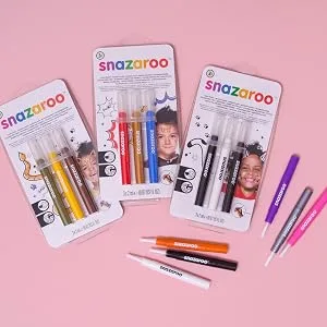 Snazaroo Face Paint Brush Pen, Monochrome - brush pens