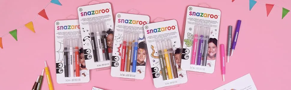 Snazaroo Face Paint Brush Pen, Monochrome - brush pens
