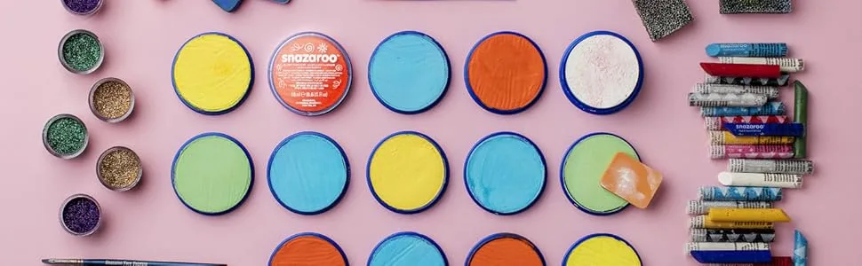 Snazaroo Face Paint Brush Pen, Monochrome - snazaroo