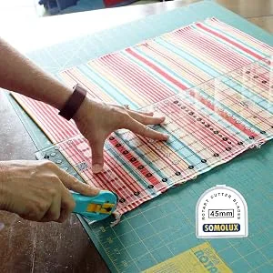 Rotary Cutter Blades 45mm 10 Pack Refill by SOMOLUX,Fits OLFA,DAFA,Truecut Replacement, Quilting Scrapbooking Sewing Arts Crafts,Sharp and Durable - product information 5