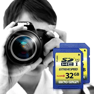 32GB Class 10 SDHC Flash Memory Card SD Card by Micro Center (2 Pack) 32GB x 2 - Micro Center 32GB SDHC Flash Memory Card Class 10 USH-I U1 Speed Class for digital cameras