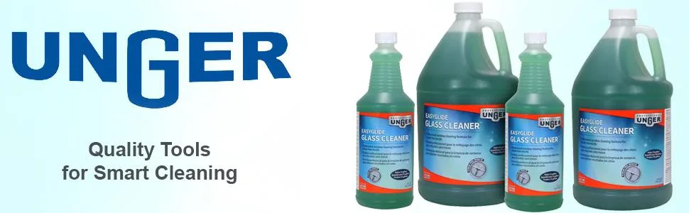 Unger Professional Streak-Free EasyGlide Glass Cleaner Concentrate (Makes 25 Gallons), 32 oz - Unger - Quality Tools for Smart Cleaning