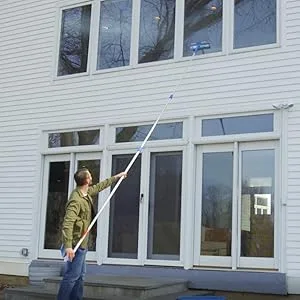 Unger Professional Steel Window and Glass Squeegee with Replacement Rubber, 12" 12 Inch - High Access Cleaning
