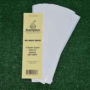 Brampton Golf Grip Tape Strips for Golf Club Regripping 15 Pack 2"x9" - product information 1