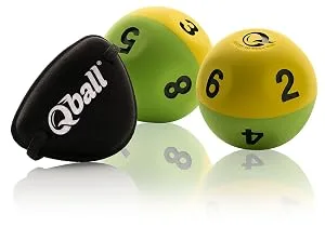 Qball Pro - Reaction Ball - World's Fastest Trainer! - Now Lighter - More Erratic Moderate Erratic Bounce. Allows Fast Bouncing and catching Without Chasing - Fast Results - product information 2