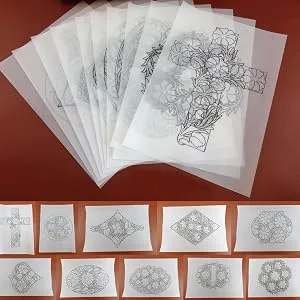 A4 Size Artists Tracing Paper, 8.3 x 11.5 inch, 100 Sheets-Translucent Sketching and Tracing Paper for Pencil, Marker and Ink, Lightweight - Leather Tracing