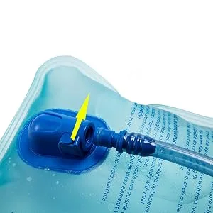 Hydration Bladder, 2 Liter Leak Proof Water Bladder, Water Reservoir for Hydration Pack - Blue Water Bladder Without Spilling