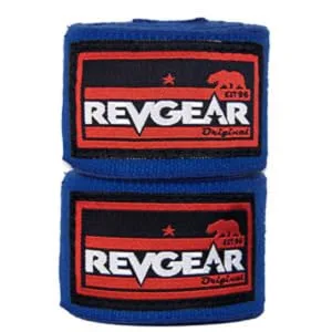Revgear Elastic Handwraps 180-Inch Black - Handwraps EBC Blue Image
