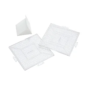 Perler Beads Extra Large Clear Pegboard - kits;trays;boards;forms;flats;platforms;shapes;pegboards