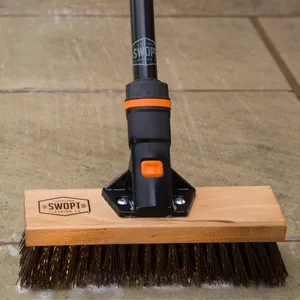 SWOPT Microfiber Flexible Duster Head  Includes Additional Microfiber Refill, Washable Cleaning Pad  Interchangeable with All SWOPT Cleaning Products for More Efficient Cleaning and Storage Flexible Dust Head Flexible Duster - wash scrub handle quality wood product broom push