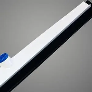 Unger Professional AquaFlex Uneven Surface Floor Squeegee with Splash Guard, 22" - Lightweight Plastic Base