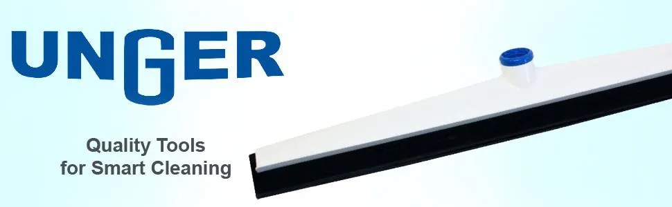 Unger Professional AquaFlex Uneven Surface Floor Squeegee with Splash Guard, 22" - Unger AquaFlex