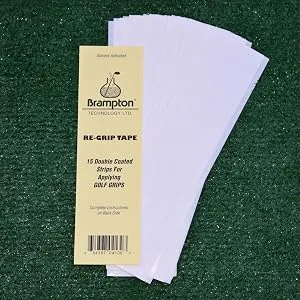 Brampton TECHNOLOGY, LTD. Complete Grip Kit for Golf Club Regripping  Includes 15 Tape Strips, Rubber Vice Clamp, and 4oz Solvent w/ Sprayer - product information 3