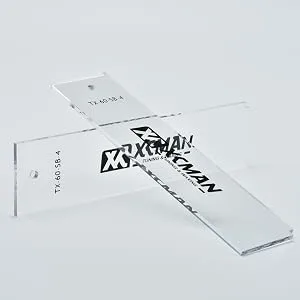 XCMAN Alpine Ski Freeride & Snowboard Base Wax Plastic Scraper 2pcs SnowBoard 230*60*4mm - XCMAN