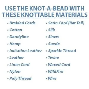 Beadalon Knot-A-Bead Tool, Blue - product information 3