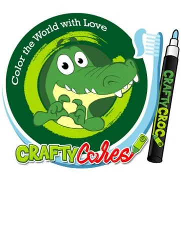 Crafty Croc Liquid Chalk Markers, Jumbo 18 Pack, (Moms Choice Award Gold Recipient), Neon Plus Earth Colors 6mm Reversible Tip, 2 Replacement Tips Included - Crafty Cares