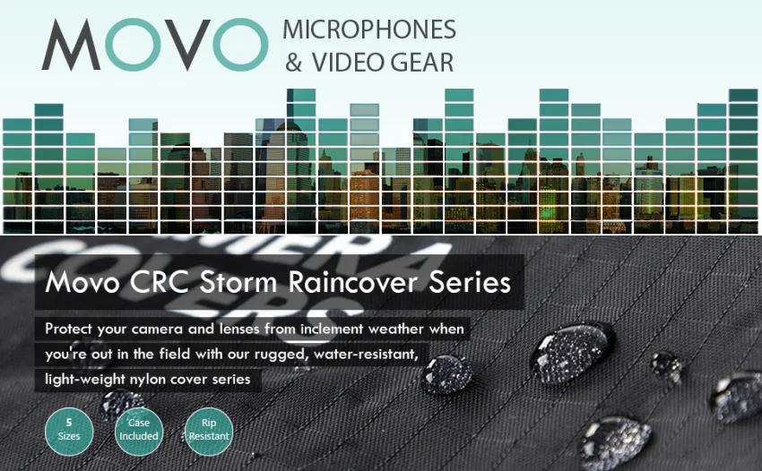 Movo CRC17 Storm Raincover Protector for DSLR Cameras, Lenses, Photographic Equipment (Small Size: 17 x 14.5) - product information 16