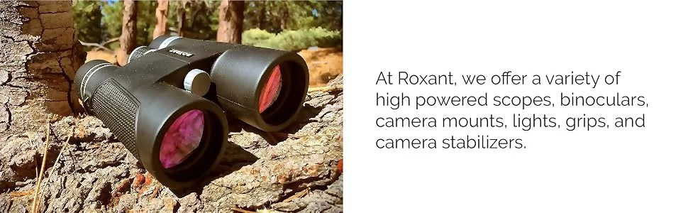 Roxant Monocular Telescope - High Definition Ultra Light Pocket Telescope - Includes Compact Monocular, Neck Strap & Cleaning Cloth, Monoculars for Adults, High Powered Handheld Telescope - About Roxant
