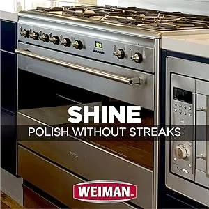 Weiman Stainless Steel Wipes and Granite Wipes (30 Count Each) - Keep Appliances Shining Bright and Protect Countertops with the pH Neutral Formula - shine