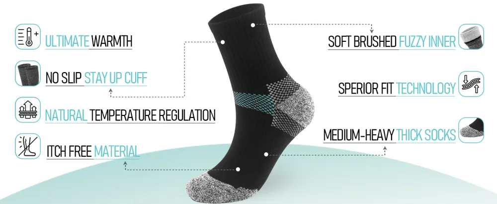 Iseasoo Compression Socks for Women & Men Circulation - Plantar Fasciitis Crew Socks Support for Athletic Running A01- Crew Black-4 Pack Large-X-Large - crew compression socks