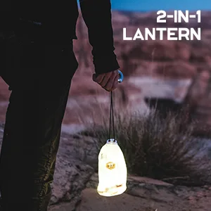 Luminoodle XL - The Original USB Powered Outdoor LED String Lights + Camping Lantern - 10 ft Submersible Lights for Hiking, Safety, Emergencies - power practical luminoodle
