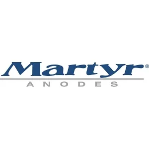 Martyr Anodes, Streamlined Shaft Anodes with Stainless Steel Slotted Head 1 inch ID Magnesium - Martyr Anodes Logo