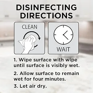 Weiman Granite Cleaner Wipes - 30 Count and Microfiber Cloth - Enhances Natural Color in Granite Quartz Marble Soap Stone Counter Top Floor - Packaging May Vary - Directions