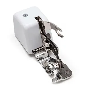 SINGER | Side Cutter Attachment Presser Foot, Simutaneously Trims & Hems Edges, Zig-Zag or Overstitch - Sewing Made Easy - product information 1