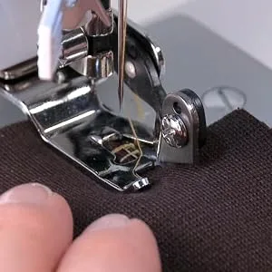 SINGER | Side Cutter Attachment Presser Foot, Simutaneously Trims & Hems Edges, Zig-Zag or Overstitch - Sewing Made Easy - product information 3