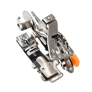 SINGER | Ruffler Attachment Presser Foot, Perfectly Spaced Pleats / Gathers, Easily Adjust Closeness & Depth, Light to Medium Fabrics - Sewing Made Easy, Silver - product information 1