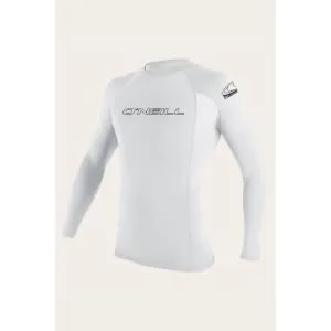 O'Neill Youth Basic Skins UPF 50+ Long Sleeve Rash Guard 8 White - product information 1