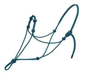 Weaver Leather Silvertip #95 Rope Halter Draft Black - product information 6