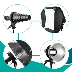 Neewer S-Type Bracket Holder with Bowens Mount for Speedlite Flash Snoot Softbox Beauty dish Reflector Umbrella - product information 5