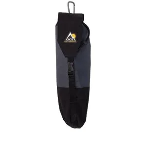 GCI Outdoor PackSeat Camping Stool Portable Folding Stool Midnight Quik-e-seat Portable - Carry bag with Carabiner