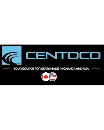 Centoco 200-407 Closed Front with Cover Heavy Duty Top Mount Plastic Hinge, Round, Black Round 407-Black - source for seats